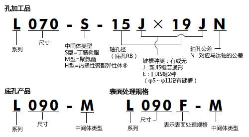 L系列型號表示舉例