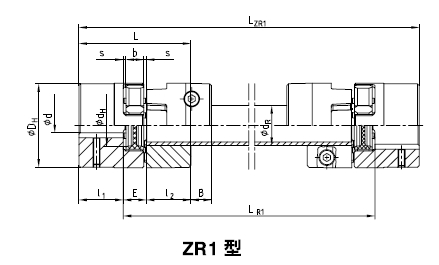 KTR ROTEX-GS ZR1型中間軸聯(lián)軸器